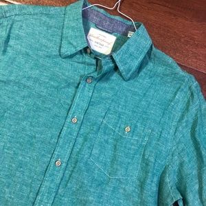 Weatherproof Short Sleeve Button Down